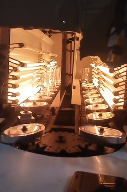 Replacement lamp for SMF blower oven