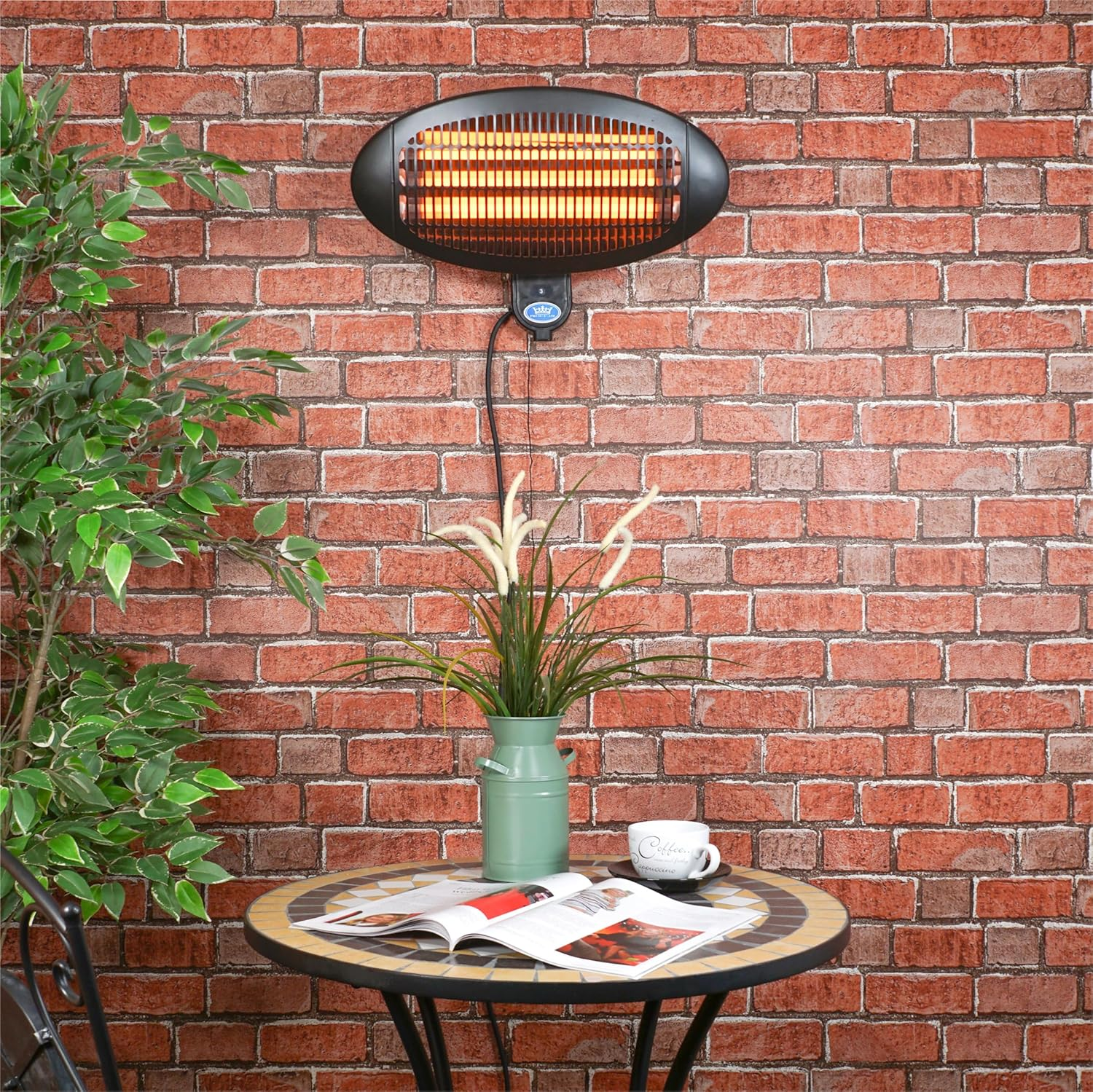 Plug in wall heater