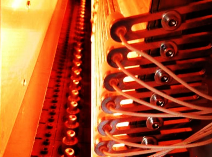 SIPA preform heating module assembly