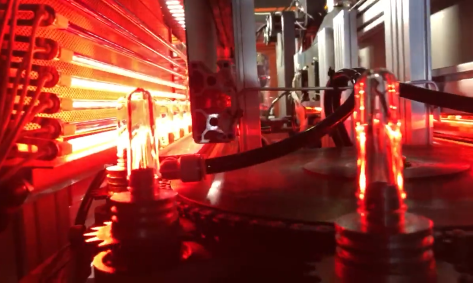SMF blow molder IR radiator replacement