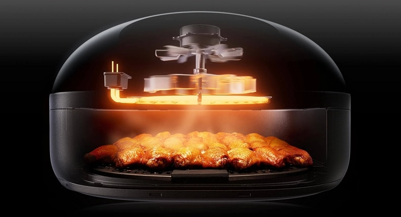 replacement infrared lamp for food service pizza oven